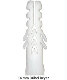 Resim Dübel, 14 Mm Beyaz Dübel, 40 Adet 