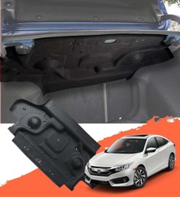 Resim Aygaraj Honda Civic Uyumlu Fc5 Bagaj Içi Izolasyon Üst Pandizot 2016+ 