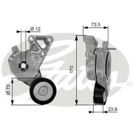 Resim Passat 2006 - 2010 1.6 BSE / 2.0FSI BLR-BWA Şarz Gergisi Komple Gates Marka 