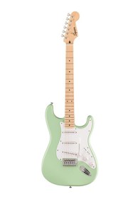 Resim Squier Fsr Sonic Stratocaster Akçaağaç Klavye Wpg Surf Green Elektro Gitar 