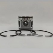 Resim Motokent Piston + Segman Seti (Std - Çap:87.00 mm):Kubota / V2607 