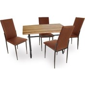 Resim Beymobilya Valerya Werzalit - Gözde Mutfak Masa Takımı (70X120) (520892817) 