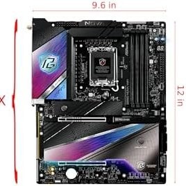 Resim ASRock Z890 NOVA RGB ATX Anakart, Intel Socket LGA1851, DDR5, 5x M.2 SSD, 4K HDMI, RGB WiFi 7 
