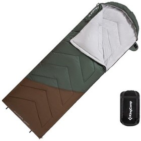 Resim Kingcamp Radar 250 Deluxe -3 C Uyku Tulumu Green & Brown Çok Renkli 