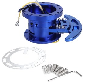 Resim Creatorally Tilt Saygısız Yarış Direksiyon Hızlı Yayın Hub Kiti Çıkarılabilir Adapterblue (Yurt Dışından) 