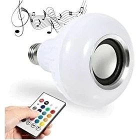 Resim Aesco Music Bulb Bluetooth Hoparlör Akıllı LED Ampul Lamba 