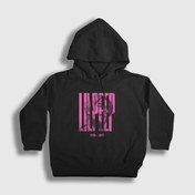 Resim Presmono Unisex Çocuk Siyah Rose Lil Peep Kapüşonlu Sweatshirt 37801tt 