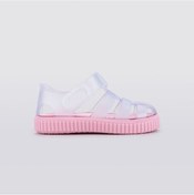 Resim Igor Nico Cristal Kız Çocuk Şeffaf Pembe Sandalet S10290-010 Beyaz - Pembe 