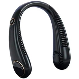 Resim NS Store 78 Çıkışlı 360° Dijital Göstergeli Boyun Fanı 5 Kademeli Şarjlı Soğutucu Fan Yeni Nesil A++ 