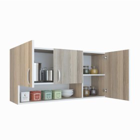 Resim Kenzlife hazır mutfak mirena32 crd 060*120*32 mutfak banyo dolabı kapaklı raflı 