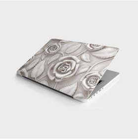 Resim Laptop Sticker Bilgisayar Notebook Pc Kaplama Etiketi 3D Gül Çiçe 