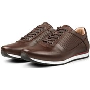 Resim Showy Hakiki Deri Erkek Günlük Ayakkabı, Casual Ayakkabı, %100 Deri Ayakkabı, 4 Mevsim Çok Renkli 