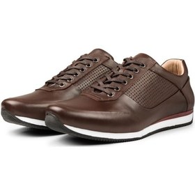 Resim Showy Hakiki Deri Erkek Günlük Ayakkabı, Casual Ayakkabı, %100 Deri Ayakkabı, 4 Mevsim Çok Renkli 