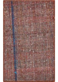 Resim Özel Kahverengi Anadolu Kilim Paspas 