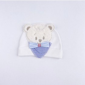 Resim BON CHİC BABY Bebek & Çocuk Giyim Aksesuar Bear Krem Şapka 