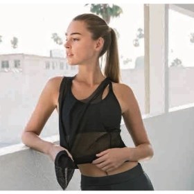 Resim Yeni Inci T26 Siyah (Yoga-Fıtness-Pilates-Koşu) Sporcu File Atlet 