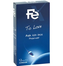 Resim Fe To Love Aşk için İnce Prezervatif 12'li 