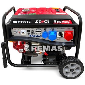 Resim Senci Sc 11000 Te Dual 11 Kva Monofaze - Trifaze Benzinli Jeneratör 