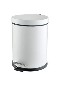 Resim 5 Lt Renkli Çöp Kovası Beyaz 