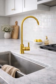 Resim SU Gold Arıtma Musluğu S 304 Gold Musluk (çelik) 
