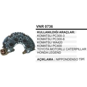 Resim Parçafix Diot Tablasi Komatsu PC300 WA420 PC400 Honda Legen 504632665 