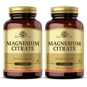 Resim Solgar Magnesium Citrate 200 MG 60 Tablet 2'li 