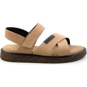 Resim Kum Leather Erkek Sandalet E05801030602 Kum 