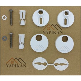 Resim Nkp Thermoplast Soft Klozet Kapak Menteşesi Montaj Vidası Plastik Nkp Thermoplast Soft Menteşe Grubu 