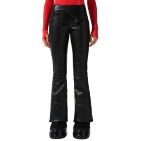 Resim Perfect Moment Aurora Mid Rise Flare Ski Pant Kadın Siyah Kayak Pantolonu 