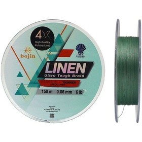 Resim Dft Bojin 4x Linen Yeşil İp Misina 150mt 0.06mm 