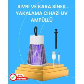 Resim Datatek Çocuk ve Evcil Hayvan Dostu Sivrisinek Yakalama Lambası 