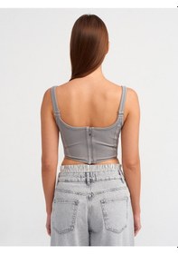 Resim Dilvin Korse Model Top Büstiyer Gri 