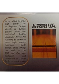 Resim Arriva 0,18 Kısa Sap Profesyonel Bağlama Teli Takımı 