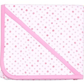 Resim Puanlı Kız Bebek Penye Battaniye 88x88cm - Standart / Pembe Pembe 