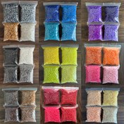 Resim 4 Çanta 2000 Adet 5mm Delikli Büyük Boncuklar DIY El Yapımı Takı Malzemeleri - Yaratıcı Tasarım için Eritme Boncukları Pixel Puzzle Boncuklar - Takı Tasarımcıları İçin Mükemmel 