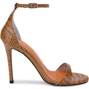 Resim Tamer Tanca Kadın Hakiki Deri Taba Topuklu Ayakkabı 340 158 Bn Ayk Y25 Taba Taba 