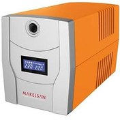 Resim Makelsan Lion 1200VA Line Interactive UPS (2x7A Akü) Kesintisiz Güç Kaynağı 