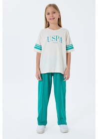 Resim U.s. Polo Assn. Kız Çocuk Yeşil Pijama Takım Us2525-c-v2 Yeşil 
