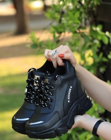 Resim Madam Tarz Kadın Gizli Topuk Dolgu Sneaker Spor 9 Cm Essien 