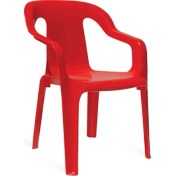 Resim Papatya Mini Çocuk Koltuğu - Kırmızı 
