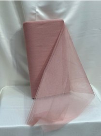 Resim GÜRLEK TEKSTİL Pudra Grek Tül 1 Metre Özel Bez Bez Bohça Valiz Beyaz Süsü Süsleme Tülü Eni 2 metre 