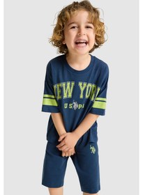 Resim U.s. Polo Assn. Erkek Çocuk Koyu İndigo Pijama Takım 50326860-vr089 