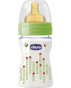 Resim Chicco Wellbeing Normal Akış Ucu Kauçuk Biberon 150 ML 