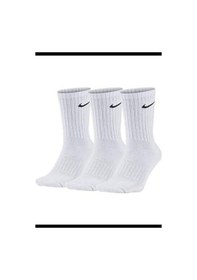 Resim Nike SX7676-100 Unisex Spor Çorap - Beyaz 
