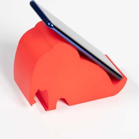 Resim Birlik Sünger Sünger Fil Masa Üstü Telefon Ve Tablet Tutacağı Kırmızı 14x10,5x6 Cm 
