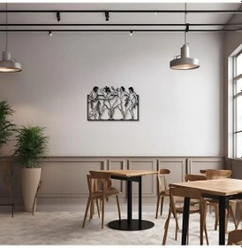 Resim Sanatsal Metal Tablo Olimpiyat Oyunları Palaestra Olympia Metal Duvar Tablosu Soyut 