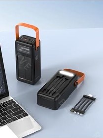 Resim ROBEVE ACL 50000 Mah Powerbank Göstergeli Powerbank Solar Fenerli Güneş Enerjili 50000 Powerbank 