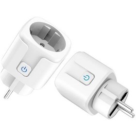 Resim Tuya Destekli Akıllı Priz 20 Amper Elektrik Tüketim İzleme Ve Kon 