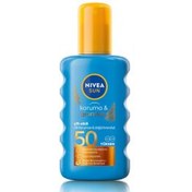 Resim Nivea Sun SPF50 Çift Etkili Yüksek Koruma Ve Bronzluk Güneş Spreyi 200 ml 