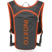 Resim Alien Outdoor Sports Outdoor Inoxto 591 5l Açık Hava Spor Sırt Çantası Koşu Bisiklet Nefes Alabilir Çift Omuz Çantası-Koyu Gri/turuncu (Yurt Dışından) 